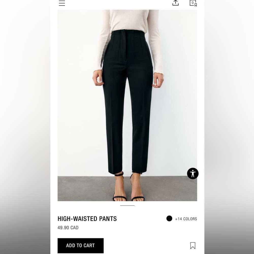 Zara dress/work pants